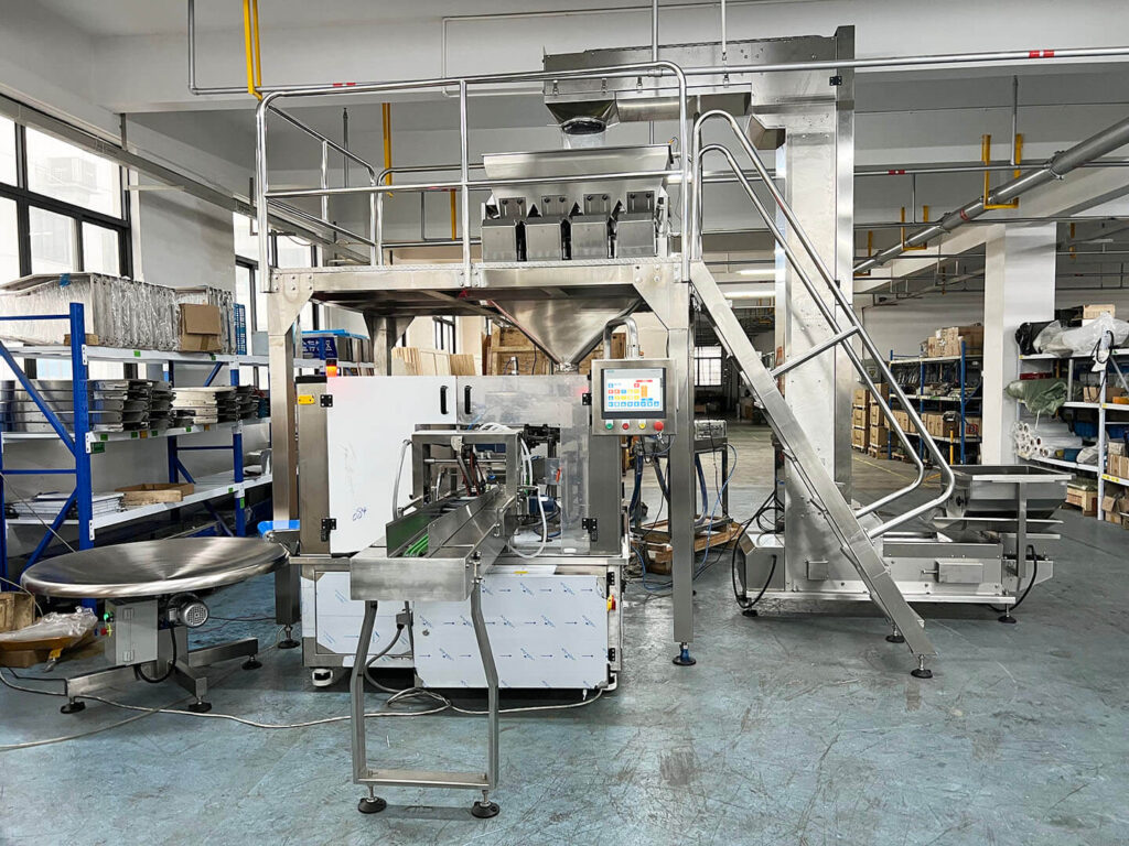 JR830 Beans in Brine Doypack Packaging Machine With Linear Scale