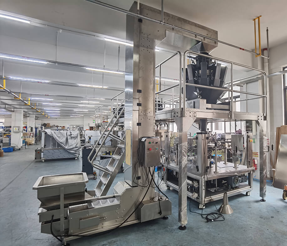 Premade Bags Packing Machine_Combination Weigher_Z Elevator